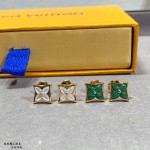 Louis Vuitton square earrings