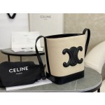 CELINE Canvas Small Bucket Model: 198243