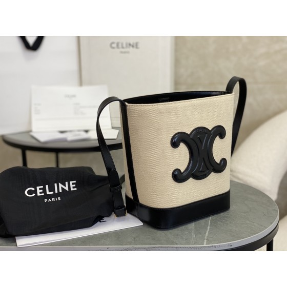 CELINE Canvas Small Bucket Model: 198243