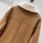 Celine leads the motorcycle model with fur and fur in one