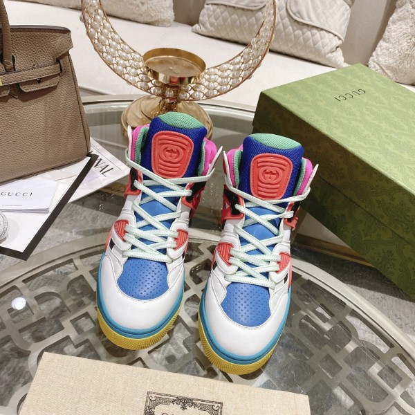 Gucci High Top Basketball Shoe Couple Style
