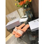 Dior flat bottom flip flops