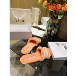 Dior flat bottom flip flops