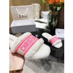 Dior flat bottom flip flops