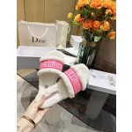 Dior flat bottom flip flops