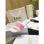 Dior flat bottom flip flops