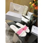 Dior flat bottom flip flops