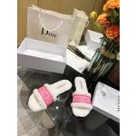 Dior flat bottom flip flops