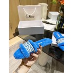 Dior flat bottom flip flops