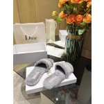 Dior flat bottom flip flops