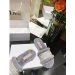 Dior flat bottom flip flops