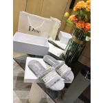 Dior flat bottom flip flops