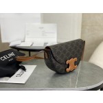 CELINE Embossed Half Moon Saddle Model: 111233