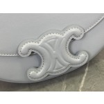 CELINE Embossed Half Moon Saddle Model: 111233