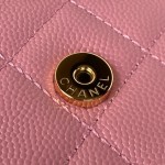 CHANEL 22K's popular black gold flap bag part AP3134