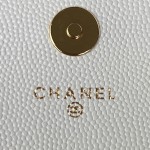 CHANEL 22K's popular black gold flap bag part AP3134