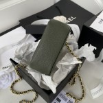 CHANEL 22K's popular black gold flap bag part AP3134