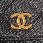 CHANEL 22K's popular black gold flap bag part AP3135