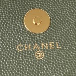 CHANEL 22K's popular black gold flap bag part AP3135
