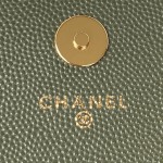 CHANEL 22K's popular black gold flap bag part AP3138