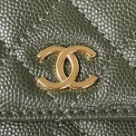 CHANEL 22K's popular black gold flap bag part AP3138