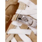 Hermes Couple Style Fury Kelly Button Casual Shoes