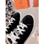 Hermes Couple Style Fury Kelly Button Casual Shoes
