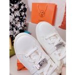 Hermes Couple Style Fury Kelly Button Casual Shoes
