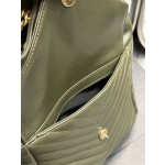 SAINT LAURENT V-shaped Quilted Mini Bucket Bag Model: 672609