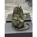 SAINT LAURENT V-shaped Quilted Mini Bucket Bag Model: 631052