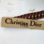 Dior Burgundy D Shoulder Strap