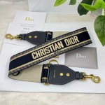 Dior letter blue shoulder strap