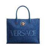 VERSACE Model 1060 Denim Tote Bag