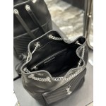 SAINT LAURENT V-shaped Quilted Mini Bucket Bag Model: 672609