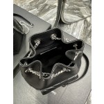 SAINT LAURENT V-shaped Quilted Mini Bucket Bag Model: 631052