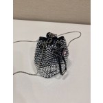 Prada crystal mini bucket 🎉 1NR016