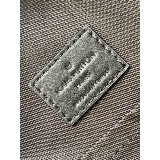 Louis Vuitton old flower with leather backpack