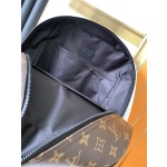 Louis Vuitton old flower with leather backpack