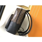 Louis Vuitton old flower with leather backpack