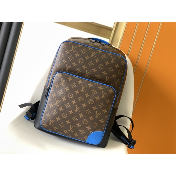 Louis Vuitton old flower with leather backpack