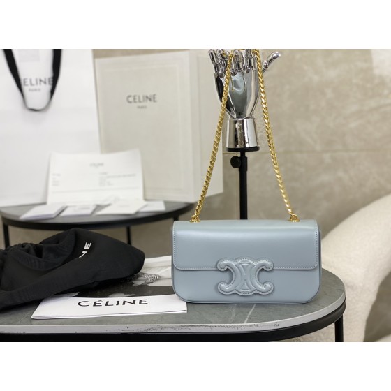 CELINE Embossed Arc de Triomphe Underarm Bag Model: 199243