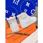 Hermes fur lining Kelly buckle casual shoes