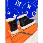 Hermes fur lining Kelly buckle casual shoes
