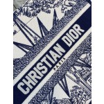 DIOR TOTE Blue Christmas