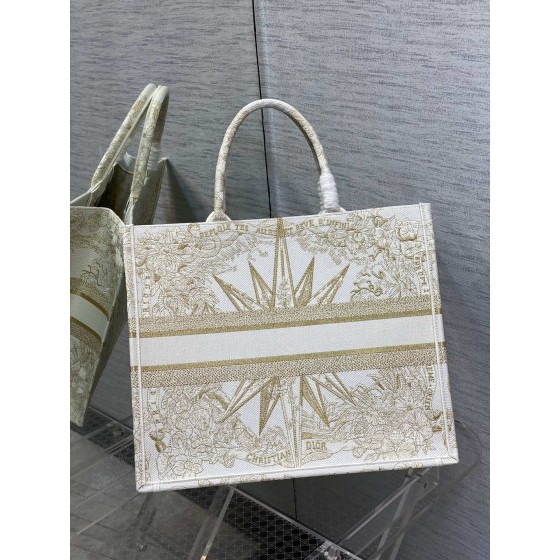 DIOR TOTE Gold Christmas Gold Line Stargazer