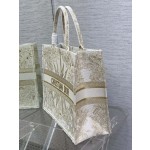 DIOR TOTE Gold Christmas Gold Line Stargazer