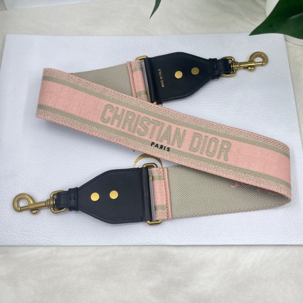 Dior pink letter shoulder strap