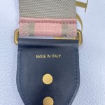 Dior pink letter shoulder strap