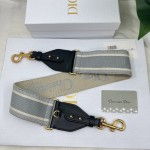 Dior Monogram Grey Shoulder Strap