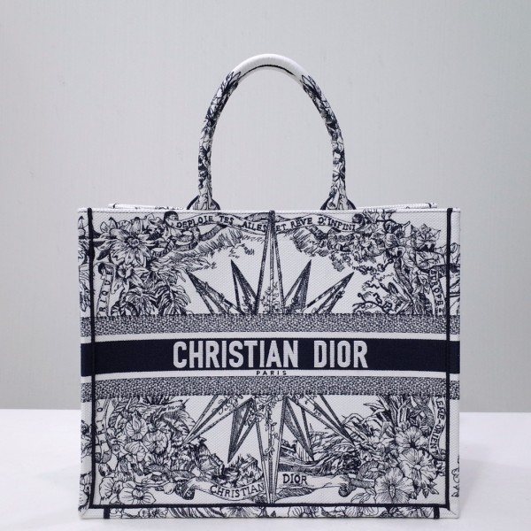 DIOR TOTE oblique vintage print